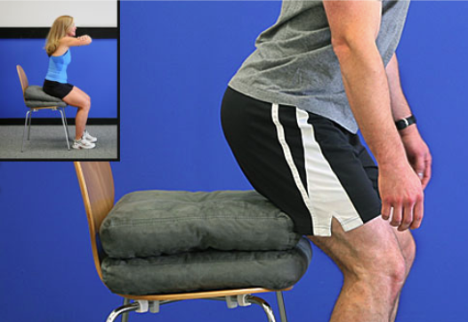 Knee arthritis exercises - site to stand 
